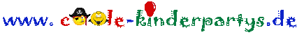 www.cooloe-kinderpartys.de, Kindergeburtstage von 4 - 14 Jahren